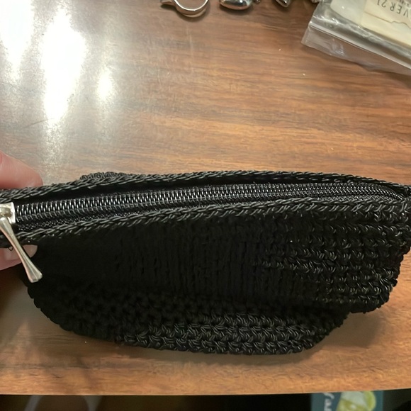 Crochet black small bag NWOT - Picture 2 of 5